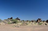 Steinformationen in der Kalahari