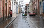 Strassenszene in Santiago de Cuba